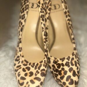 Kelsi Dagger Leopard Print Heels